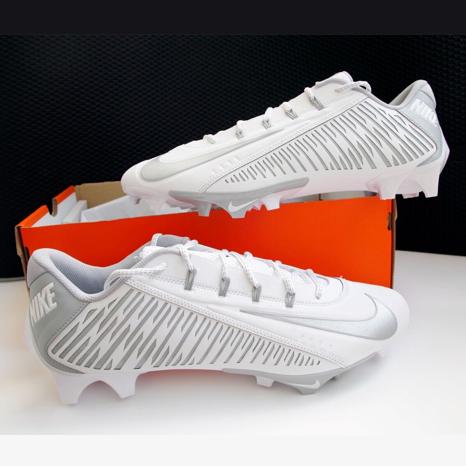 Nike Vapor Edge 360 VC Men's Football Cleats White/Wolf Grey Size 15 REG: $150 - $98.96