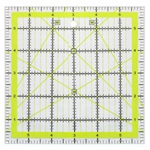 6X 6Inch Quilting Ruler Square Non-Slip Acrylic Quilting Rulerfor Quilti... - $12.99