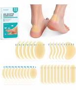Hydrocolloid Gel Blister Bandages Pads - (Variety Pack)  32Ct Waterproof... - €20,72 EUR