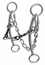 Western Saddle Horse Jr Cowhorse 5&quot; Twisted Snaffle Sweet Iron Mouth w/ ... - $24.80
