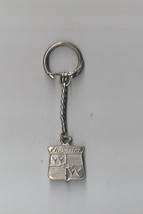 Vintage Chevrolet Chevy Metal Emblem Advertising Promotional Keychain Key chain - £35.41 GBP
