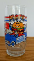 1986 McDonalds &quot;Mc Vote&quot; juice glass Big Mac &quot;All the makings of a winner&quot; - £11.79 GBP