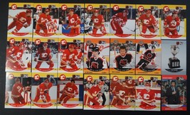 1990-91 Pro Set Calgary Flames Partial Team Set of 27 Hockey Cards Missing 8 - £2.39 GBP