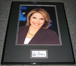 Katie Couric Signed Framed 16x20 Photo Display The Today Show - £116.65 GBP