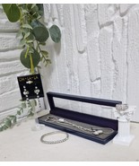 Vintage Rhinestone Jewelry Set - Necklace, Earrings, Bracelet, Ring - Es... - $65.78 CAD