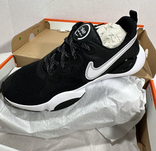Men Nike Speedrep Training Running Athletic Shoes Sz 11 Black &amp; White CU... - £38.99 GBP