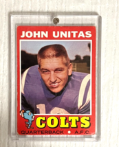 1971 Topps John Unitas #1 COLTS - $9.90