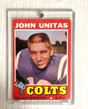 1971 Topps John Unitas #1 COLTS - £7.75 GBP