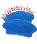 Set Of Two Hands Free Playing Card Holders Plastic Table Top Desk Games ... - £14.14 GBP