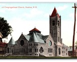 Congregazionale Chiesa Bellfield Nuovo Hampshire Nh Unp DB Cartolina W13 - £2.38 GBP