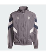 NWT men&#39;s medium Adidas Real Madrid Jacket Originals Track Top Charcoal ... - $132.61 CAD