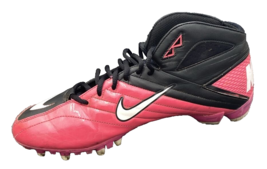 Nike Shoes Men Size 11 Super Speed TD 3 4 Football Cleat Pink Breast Cancer - £35.04 GBP