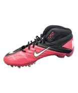 Nike Shoes Men Size 11 Super Speed TD 3 4 Football Cleat Pink Breast Cancer - £35.19 GBP