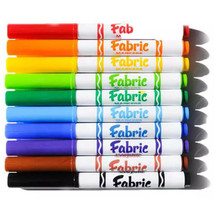 Crayola Markers 10 Colors - Fabric - £28.43 GBP