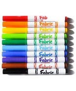 Crayola Markers 10 Colors - Fabric - £28.43 GBP