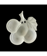 Vintage 60s Frosted Glass Grapes Shaped Home Decor Piece - $41.66 CAD