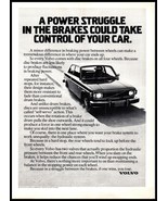 1974 Magazine Car Print Ad - VOLVO Disc Brakes On All 4 Wheels A7 - $7.97 CAD