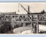 1913 Construction of Union Pacific Railroad Bridge Spokane WA Photograph M5 - $32.62