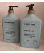 2x Blackstone Men&#39;s Grooming 3-in-1 Wash 32 oz. Ocean Blue Limited Edition - £29.86 GBP