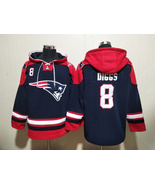 Stefon Diggs Patriots Navy Lace-Up Pullover Hoodie - $63.20