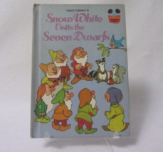 Disney World Of Reading Snow White Visits The Seven Dwarfs Hardcover Book - $4.99