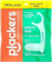 Micro Line DENTAL FLOSSERS Fine Floss Plaque Removers MINT Oral Picks PL... - $24.11