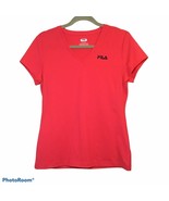 Fila Spots Short Sleeve Melon Pull Over Top Ladies Size Medium Excellent... - $275.40 MXN