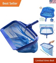 Sturdy ABS Plastic Pool Skimmer Net - Efficient Leaf Rake for Pools &amp; Ponds - $39.00