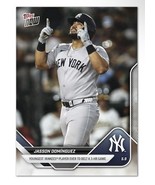 2025 Topps Now Jasson Dominguez* Youngest Ever 3HR Game - NY Yankees - C... - $10.88