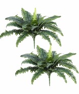 Jutom Artificial Ferns For Outdoors Long Silk Artificial, 22 Inch (2 Pcs.. - $52.07 CAD