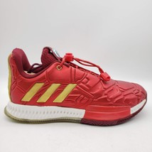 ADIDAS Marvel Ironman Harden Vol. 3 Red Gold Ice Size 6Y Youth Basketball Shoes - £27.21 GBP