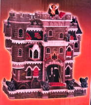 LEMAX Spooky Town Halloween Castle on Spooky Hill Lights/Sound 2002 Retired Vtg - £71.21 GBP