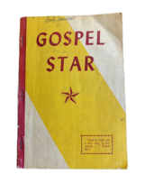 Gospel Star Book 1953 Shape Notes Hymnal Hymns Church Music with Index - £9.42 GBP