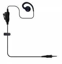 MONICONA C Shape Walkie Talkie Ear Piece Head Set With Mic - $14.73