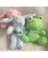 Personalized Easter Plush Bunny or Frog ~ Small, Soft, Adorable! - £7.06 GBP