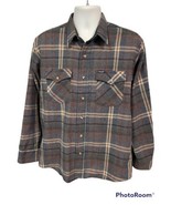Vtg 80&#39;s Wrangler Plaid Long Sleeve Button Up Shirt Men’s Size XL Made I... - £18.40 GBP