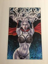 Lady Death Naughty Enraptured Edition 11&#39;&#39; x 17&#39;&#39; Print Signed by Brian Pulido - £29.60 GBP