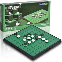 Magnetic Reversi Othello Board Game Set with Folding Board Classic Games... - $37.07
