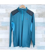 The North Face Kilowatt 1/4 Zip Pullover Blue FlashDry-XD Lightweight Me... - $39.59