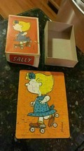 Vtg 1960 Sally P EAN Uts Charlie Brown Jigsaw Puzzle 70PC Schultz Complete w/BOX - £21.19 GBP