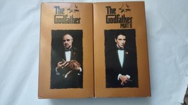 VHS Godfather 1 &amp; 2 II Double Cassette 1997 Print Open 25th Anniversary ... - £13.38 GBP