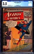 Action Comics #163 (1951) CGC 3.5 -- O/w to white pages; Girl of Tomorrow cover - £262.72 GBP