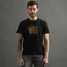 ROYAL ENFIELD CRUSADER LOGO T-SHIRT - BLACK - $56.09