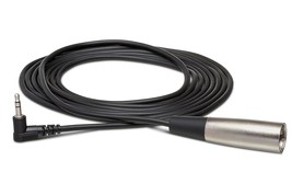 Hosa Xvm-115M Right Angle 3.5 Mm Trs To Xlr3M Microphone Cable, 15 Feet ... - $722.91 MXN