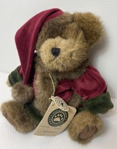 Boyds 917314 Mr. Baybeary Brown Plush Stuffed 11&quot; Animal Bear Burgundy Coat - £15.17 GBP