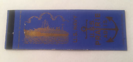 Matchbook Cover Matchcover US Navy Ship USS Prairie AD 15 - $2.85