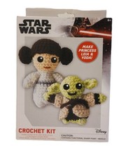 Star Wars Princess Leia and Yoda Crochet Kit Disney NEW SEALED BOX - £7.98 GBP