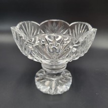 Vintage Waterford Cut Crystal Footed Round Bowl Lismore Pattern 4.5&quot; Dis... - $56.09