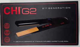 CHI PRO G2 Digital Titanium Infused Ceramic 1&quot; Straightening Hairstyling Iron - £55.26 GBP