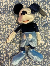 New Disney  Mickey Mouse Velvet Plush Small 13'' - £22.75 GBP